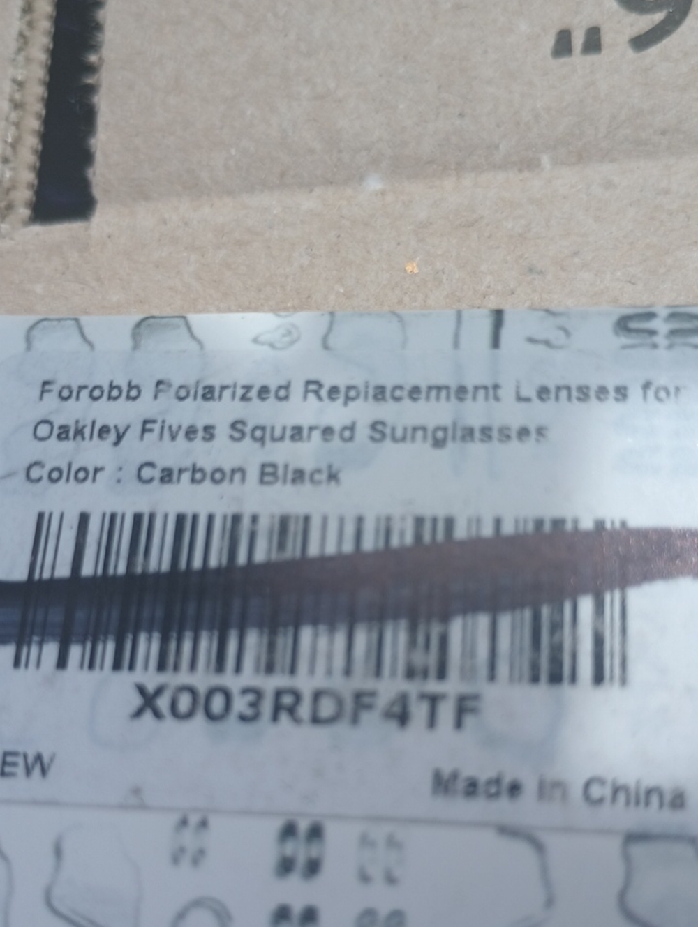 Oakley Carbon Black Replacement Lenses